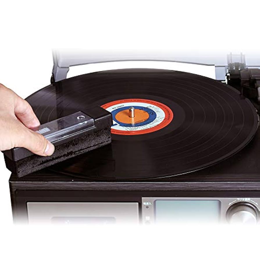 LHKJ Vinyl Record Cleaning Velvet Brush, Professional Vinyl